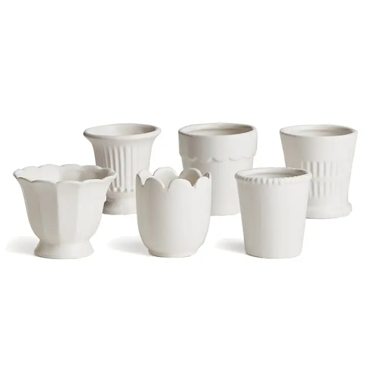 Mirabelle Mini Cachepots, Set of 6