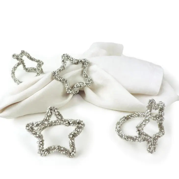 Star Napkin Ring, set of 4