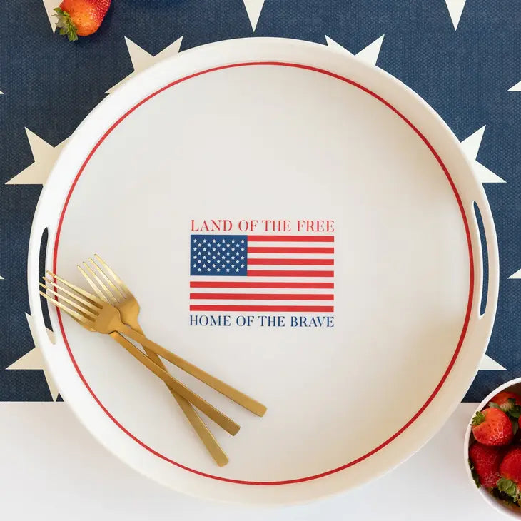 Land of the Free Serving Tray