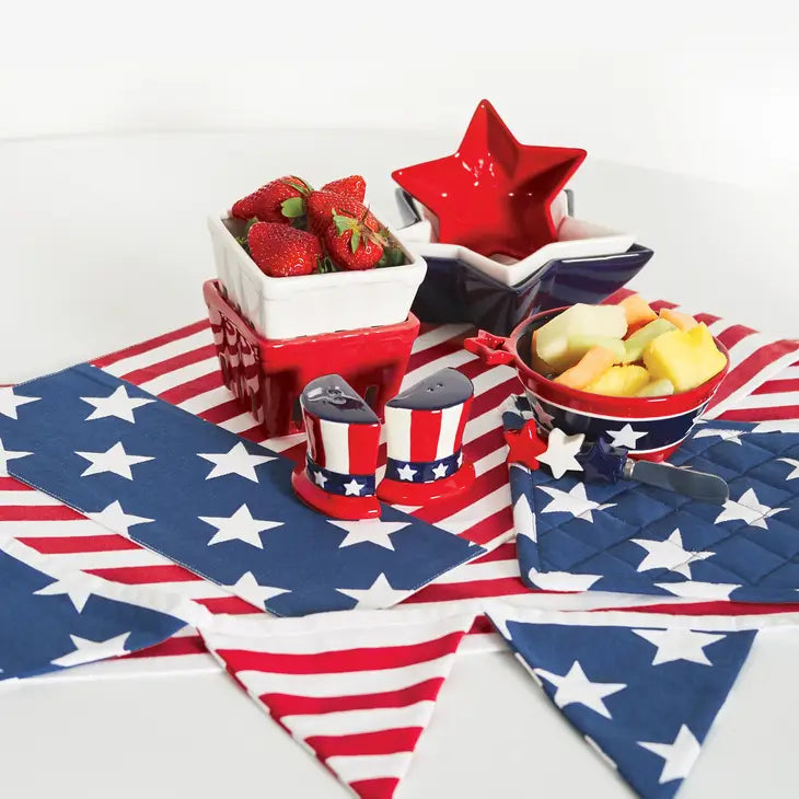 Patriotic Star Bowls, Set of 3