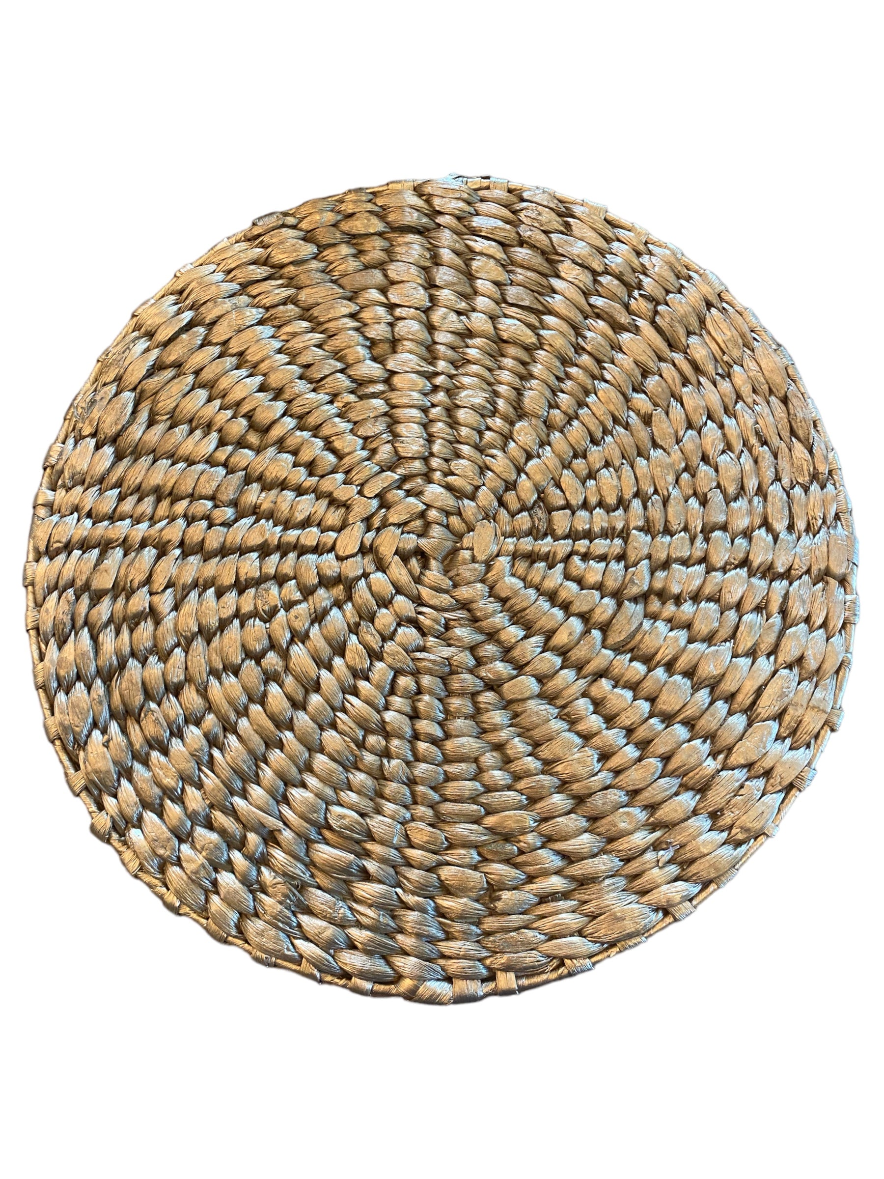 Glamour Woven Water Hyacinth Charger