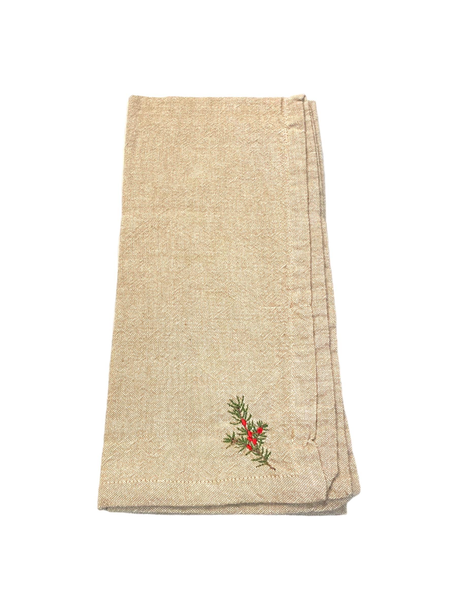 Holly Berry Napkins, Set of 4