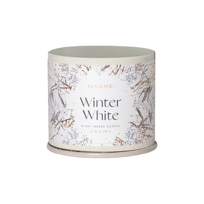 Winter White Vanity Tin Candle