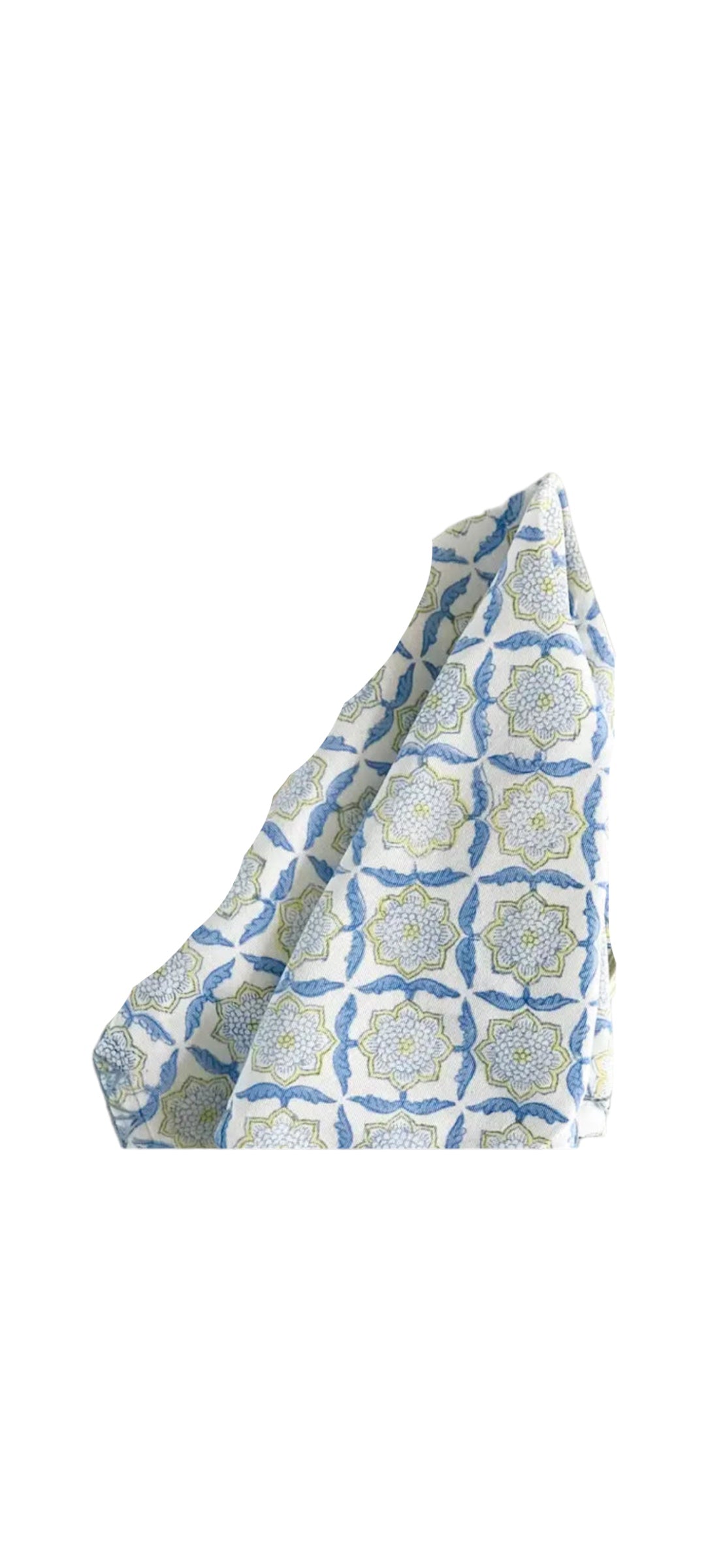 Boho Elegance Napkin in Blue, Set of 4