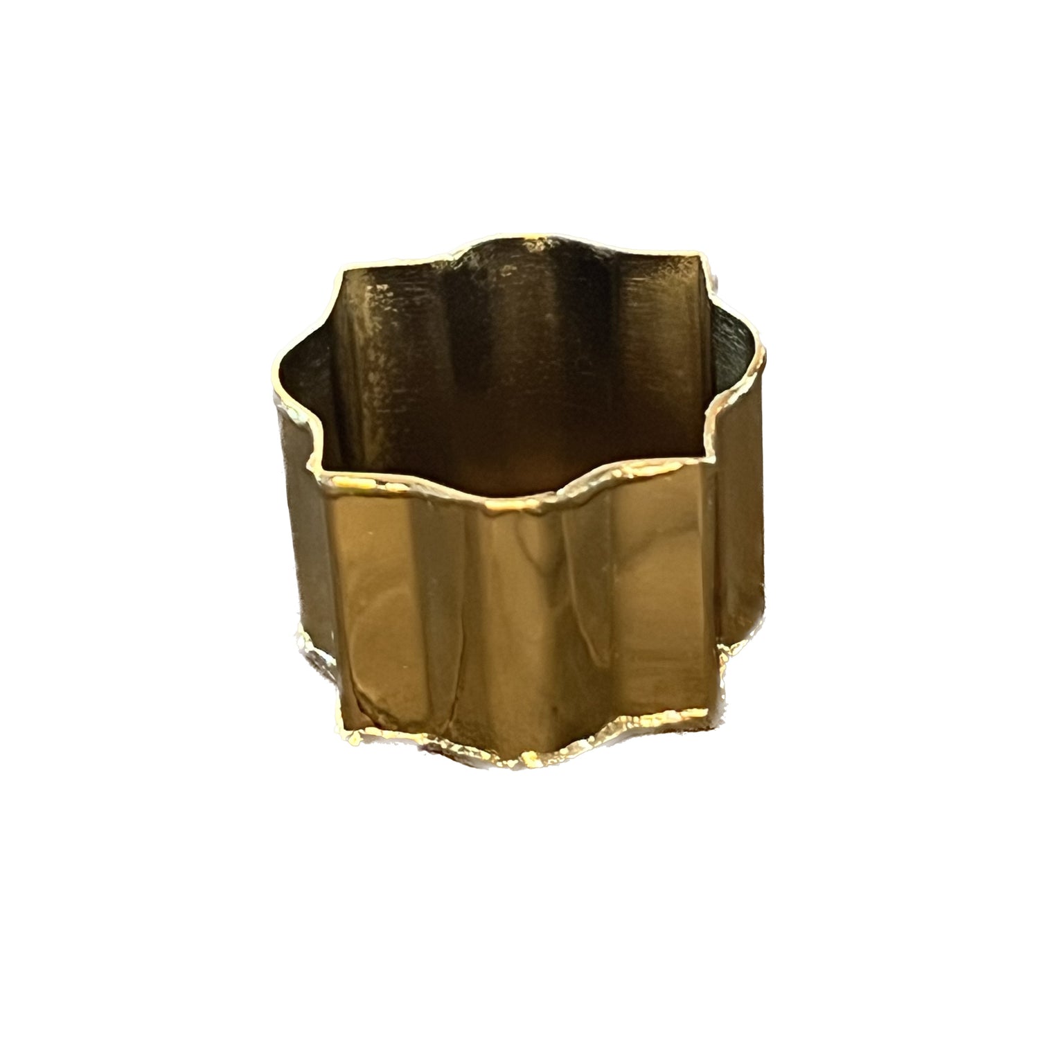 Parker Avenue Napkin Rings in Gold, Set of 4