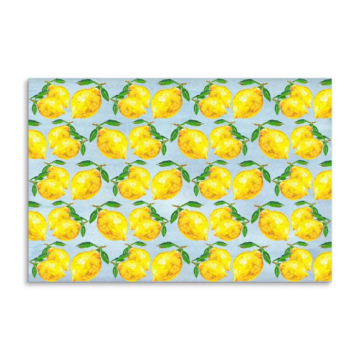 Lemon Paper Placemats