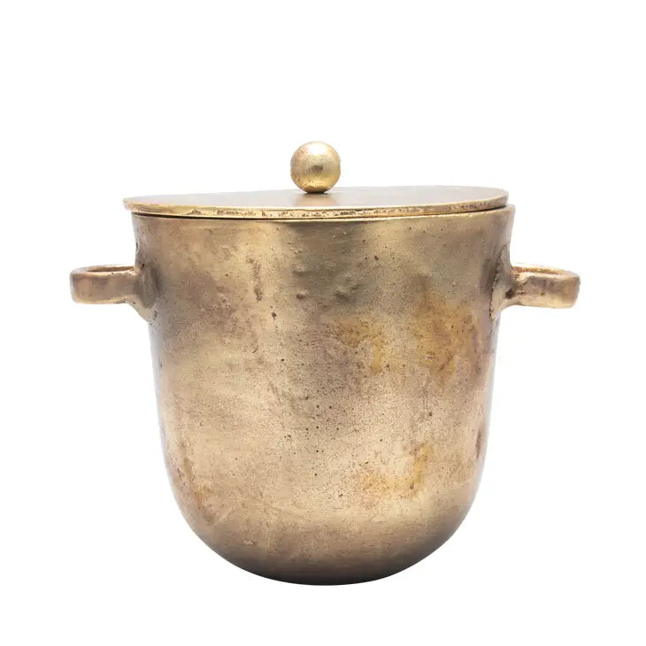 Antique Brass Ice Bucket