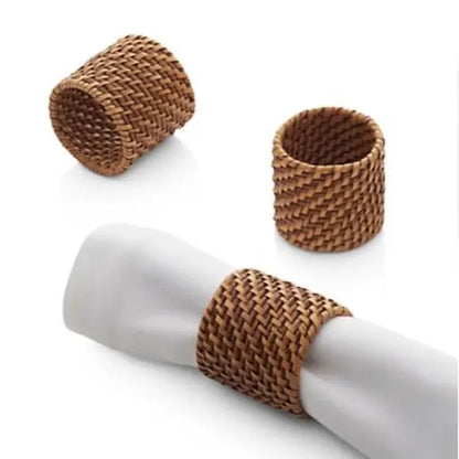 Bali Rattan Napkin Ring